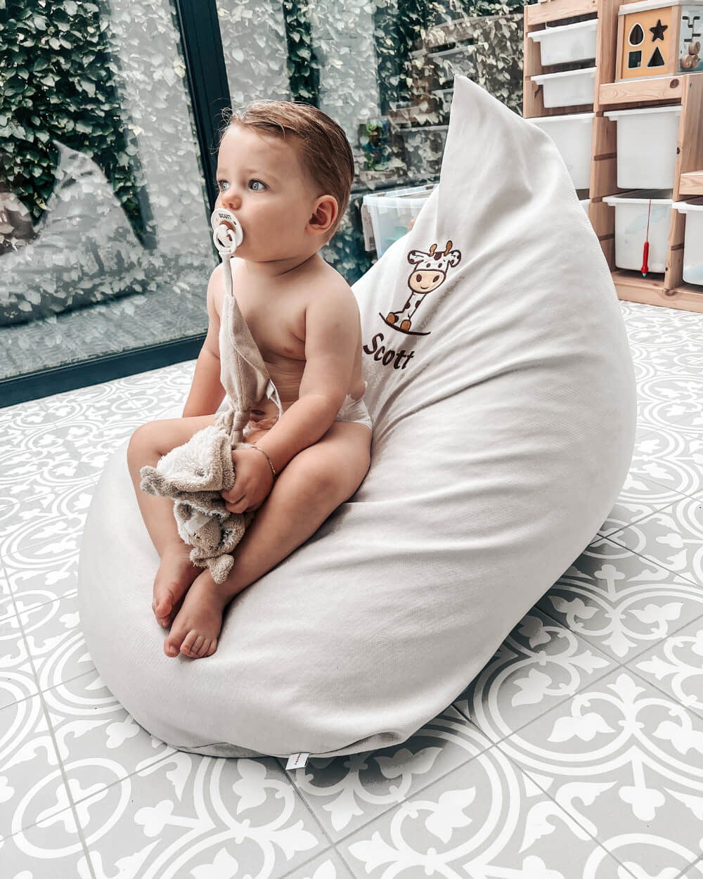 Infant bean bag chair best sale